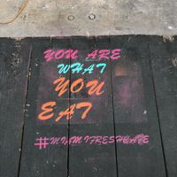 I am a plant then  at Miami Fresh Cafe in Miami