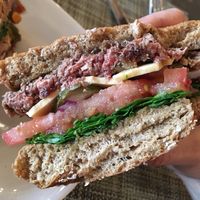 Impossible burger! at Root & Vine in Morganton