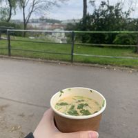 Soup  at Onigirazu in Prague