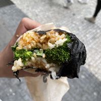 broccoli  at Onigirazu in Prague