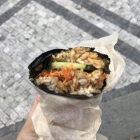 The one with tempeh  at Onigirazu in Prague