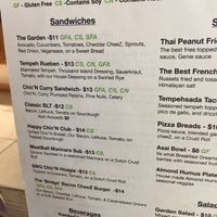 Love cafe menu at Love Cafe  in Oakhurst