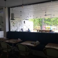 Exterior seating  at Gourmet Cafe - Dewi Sri in Seminyak