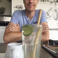 Bamboo straw at Gourmet Cafe - Dewi Sri in Seminyak