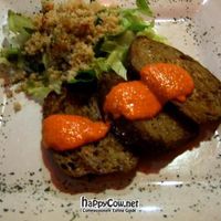 Seitan roll at El Vergel in Madrid