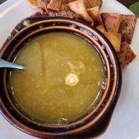 Yellow lentils soup at Aladdin Mediterranean Grill in Jackson