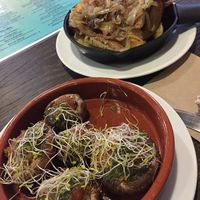 Mushrooms and fries at Soulshine in San Diego