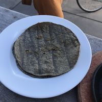 Blue corn tortillas  at Soulshine in San Diego