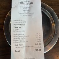   at Indian Tiffin Room  in Manchester