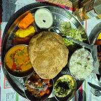 Vegetarian thali at Indian Tiffin Room  in Manchester