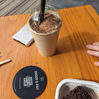 Iced chocolate at Only Mine Chocolate Factory in Olinda