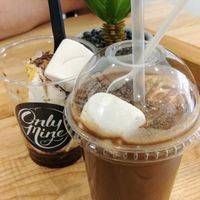 Iced chocolate and affogato at Only Mine Chocolate Factory in Olinda