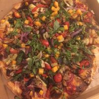 All the veggies  at Blaze Pizza in Rochester