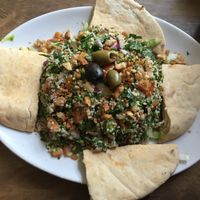 Tabuleh salad  at Kimos Cafe in Liverpool