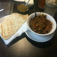 Okraschoten und Kichererbsen at Die Waffel in Mainz