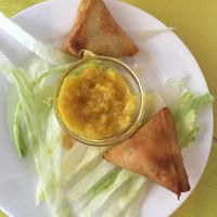 Vegetable Sambusa  at Mesob in Zurich