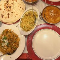 The dish on top is not vegan   at Ganesha Restaurant in Strasbourg