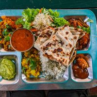 Vegan Thali at W Der Imbiss at W Der Imbiss - Prenzlauer Berg in Berlin