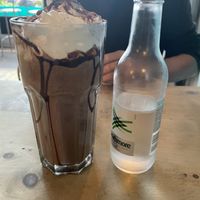 Cookies and cream milkshake  at The Glasvegan in Glasgow