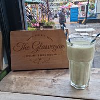The Hulk smoothie. at The Glasvegan in Glasgow