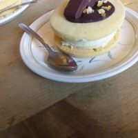 Chocolate orange empire biscuit at The Glasvegan in Glasgow
