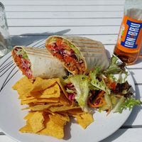 Doner vebab at The Glasvegan in Glasgow