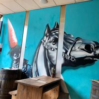 Great artwork!  Love the carrot😂 at The Glasvegan in Glasgow