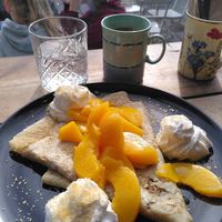 Crêpes at The Glasvegan in Glasgow