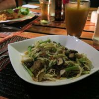 glass noodles at The Kitchen Restaurant   in Krabi