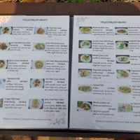 menu at The Kitchen Restaurant   in Krabi