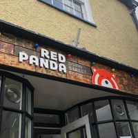 outside! at Red Panda in Lyme Regis