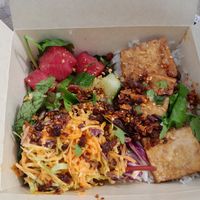 Teriyaki Tofu at Red Panda in Lyme Regis