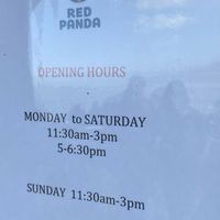   at Red Panda in Lyme Regis