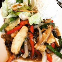 Basil Tofu at A Dong Restaurant II in Loma Linda