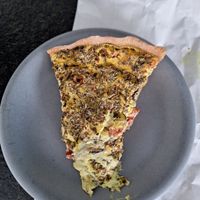 Vegan groententaart at De Korenaar in Ninove