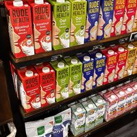 Plant based milks  at Almacen Organic & Natural in Tamarindo