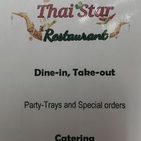 Menu isn't clearly marked Vegan though they will. at Thai Star in Merced