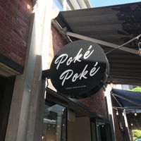 Sign at Poke Poke in Takapuna