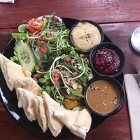 ‘Vegan mezze for 1’ at Buzz Organic Food & Drink in Ao Nang