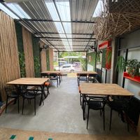 Outside space at Buzz Organic Food & Drink in Ao Nang