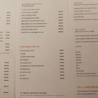 Menu at Buzz Organic Food & Drink in Ao Nang