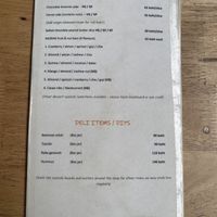 Menu  at Buzz Organic Food & Drink in Ao Nang