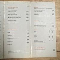 Menu  at Buzz Organic Food & Drink in Ao Nang