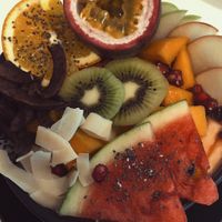 Smoothie bowl toppings.  at Buzz Organic Food & Drink in Ao Nang