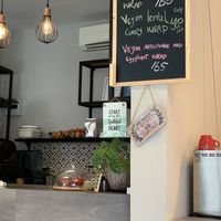 The artichoke eggplant wrap was Soo good!! 🤗 at Buzz Organic Food & Drink in Ao Nang