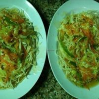 "Oyster sauce" noodle at Yeok Teck Chinese Vegetarian in Kathmandu
