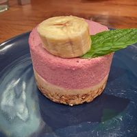 Raw raspberry cheesecake. ￼ at Journey in Istanbul