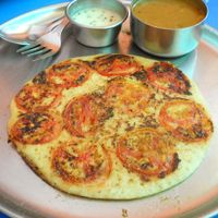 Tomato Uttapam at Shreeya Sweets in Patan