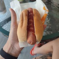 Vegan Hotdog without Lettuce, Tomato and Honey sauce at DLS Vegetarian - Dé Lái Sù in Kaohsiung