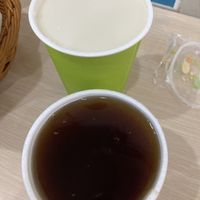 Coffee and soy milkk  at DLS Vegetarian - Dé Lái Sù in Kaohsiung